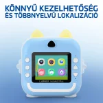 LAMAX InstaKid2 AI Plus Blue Hőpapíros gyerek fényképező Kék - Image 3